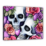 Floral Skeletons Canvas 20  x 16  (Stretched)