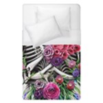 Gothic Floral Skeletons Duvet Cover (Single Size)