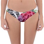 Gothic Floral Skeletons Reversible Hipster Bikini Bottoms