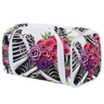 Gothic Floral Skeletons Toiletries Pouch