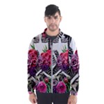 Gothic Floral Skeletons Men s Windbreaker