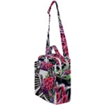 Gothic Floral Skeletons Crossbody Day Bag