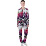 Gothic Floral Skeletons Casual Jacket and Pants Set