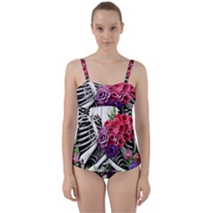 Twist Front Tankini Set 