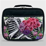 Gothic Floral Skeletons Lunch Bag