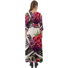 Button Up Boho Maxi Dress 