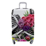 Gothic Floral Skeletons Luggage Cover (Small)