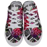 Gothic Floral Skeletons Half Slippers