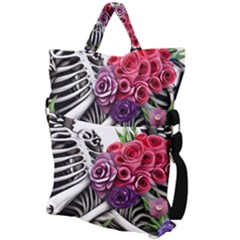 Fold Over Handle Tote Bag 