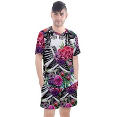 Men s Mesh T-Shirt and Shorts Set 