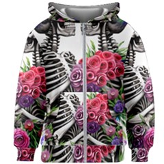 Kids  Zipper Hoodie Without Drawstring 
