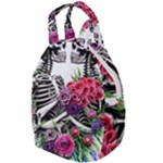 Gothic Floral Skeletons Travel Backpacks