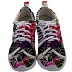 Gothic Floral Skeletons Mens Athletic Shoes