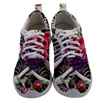 Gothic Floral Skeletons Women Athletic Shoes