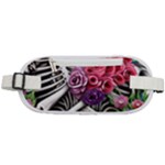 Gothic Floral Skeletons Rounded Waist Pouch