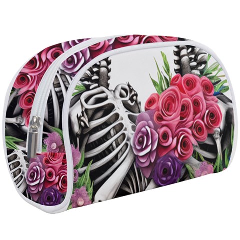 Gothic Floral Skeletons Make Up Case (Large) from ArtsNow.com