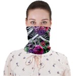 Gothic Floral Skeletons Face Covering Bandana (Adult)