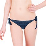 Blue Diamonds Motif Fancy Pattern Design Bikini Bottoms