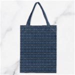 Blue Diamonds Motif Fancy Pattern Design Classic Tote Bag