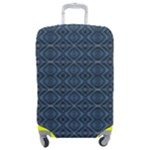 Blue Diamonds Motif Fancy Pattern Design Luggage Cover (Medium)