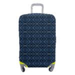 Blue Diamonds Motif Fancy Pattern Design Luggage Cover (Small)