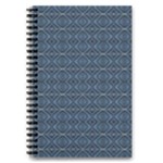 Blue Diamonds Motif Fancy Pattern Design 5.5  x 8.5  Notebook
