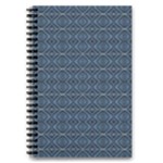 Blue Diamonds Motif Fancy Pattern Design 5.5  x 8.5  Notebook