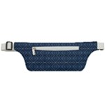 Blue Diamonds Motif Fancy Pattern Design Active Waist Bag