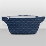 Blue Diamonds Motif Fancy Pattern Design Waist Bag 