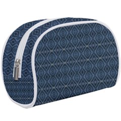 Blue Diamonds Motif Fancy Pattern Design Make Up Case (Large) from ArtsNow.com