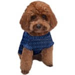 Blue Diamonds Motif Fancy Pattern Design Dog T-Shirt