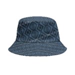 Blue Diamonds Motif Fancy Pattern Design Inside Out Bucket Hat