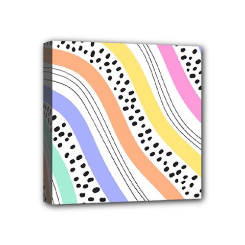 Background Abstract Wallpaper Mini Canvas 4  x 4  (Stretched) from ArtsNow.com