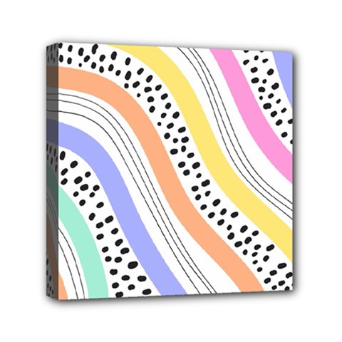 Background Abstract Wallpaper Mini Canvas 6  x 6  (Stretched) from ArtsNow.com