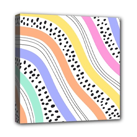 Background Abstract Wallpaper Mini Canvas 8  x 8  (Stretched) from ArtsNow.com