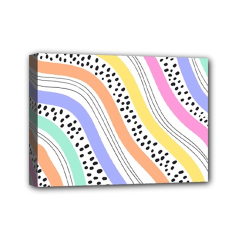 Background Abstract Wallpaper Mini Canvas 7  x 5  (Stretched) from ArtsNow.com