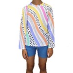 Background Abstract Wallpaper Kids  Long Sleeve Swimwear