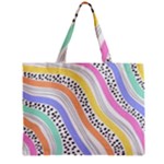 Background Abstract Wallpaper Zipper Mini Tote Bag