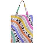 Background Abstract Wallpaper Zipper Classic Tote Bag