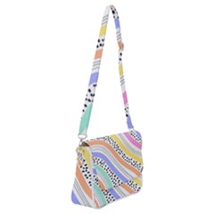 Shoulder Bag with Back Zipper 
