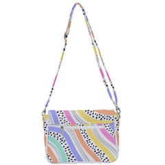 Shoulder Bag with Back Zipper 