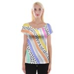 Background Abstract Wallpaper Cap Sleeve Top