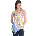 Background Abstract Wallpaper Sleeveless Tunic