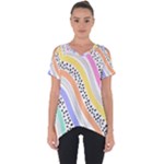 Background Abstract Wallpaper Cut Out Side Drop Tee