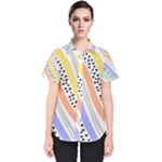 Background Abstract Wallpaper Women s Short Sleeve Shirt