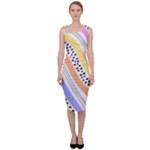 Background Abstract Wallpaper Sleeveless Pencil Dress