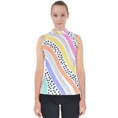 Mock Neck Shell Top 