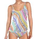 Background Abstract Wallpaper Tankini Set