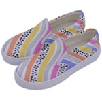 Background Abstract Wallpaper Kids  Canvas Slip Ons