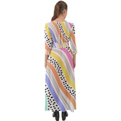 Button Up Boho Maxi Dress 